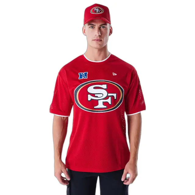 0198058830622 - Oversized T-Shirt San Francisco 49ers NFL Mesh