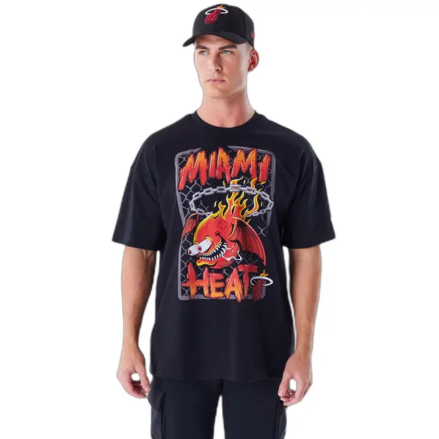 0198058847545 - T-Shirt Miami Heat NBA Graphic