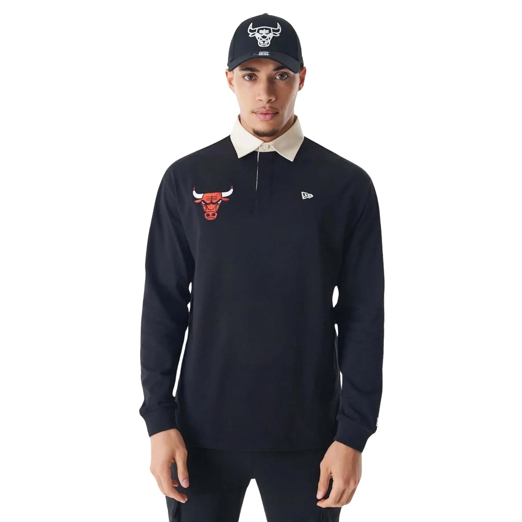 Polo a maniche lunghe Chicago Bulls NBA