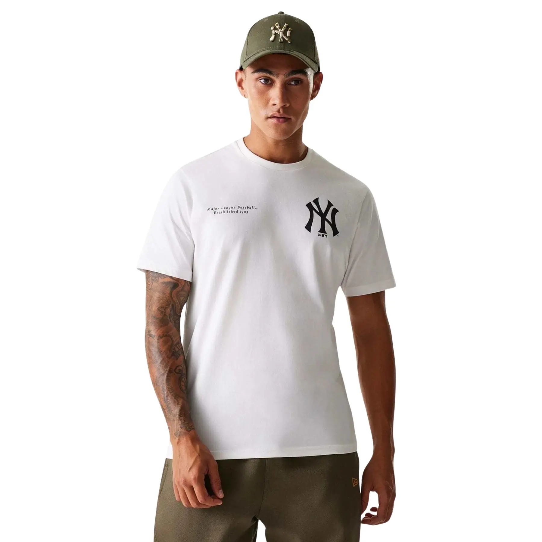 0198582606069 - T-Shirt New York Yankees MLB Arch Graphique Regular