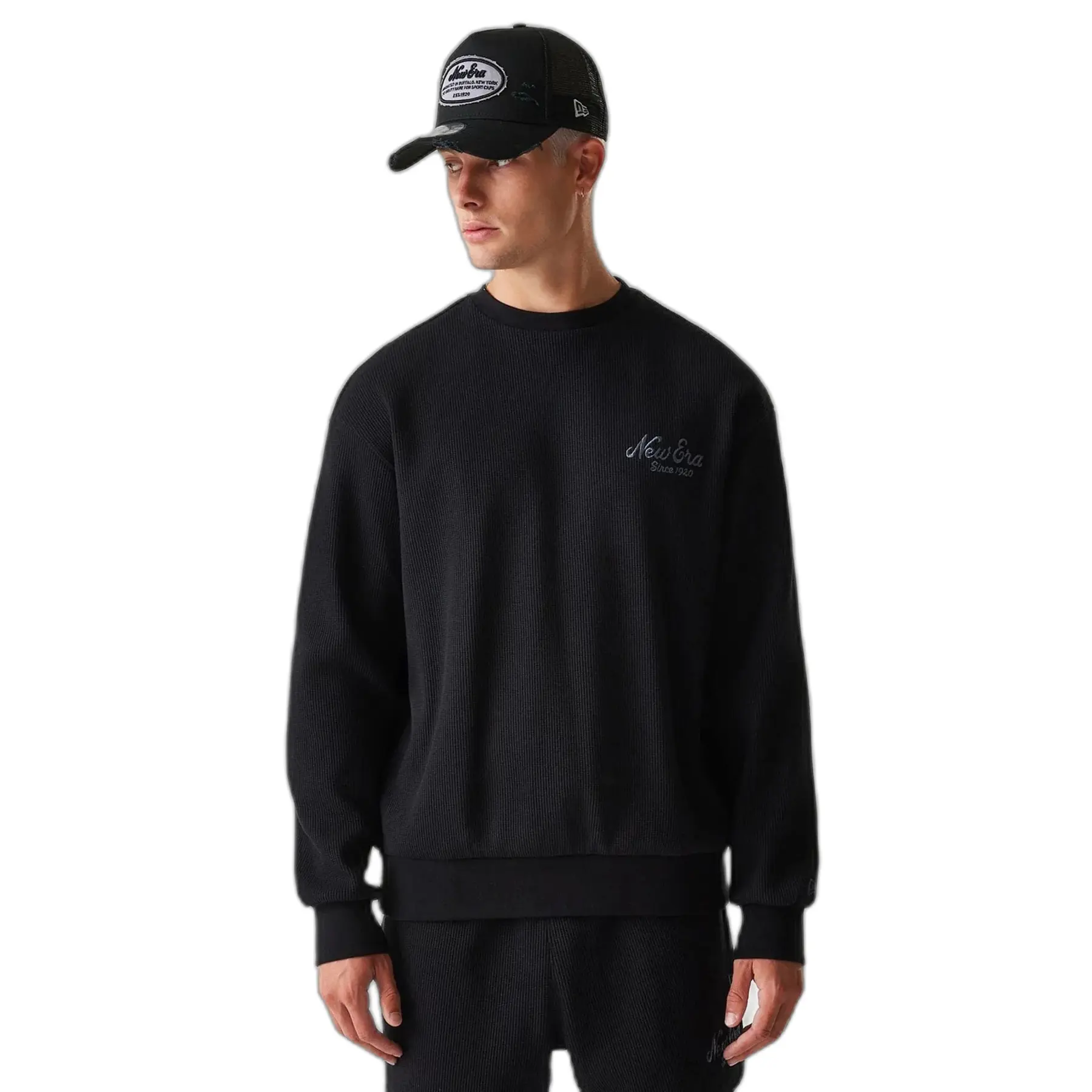 0198582594717 - Oversize-Sweatshirt New Era Waffle