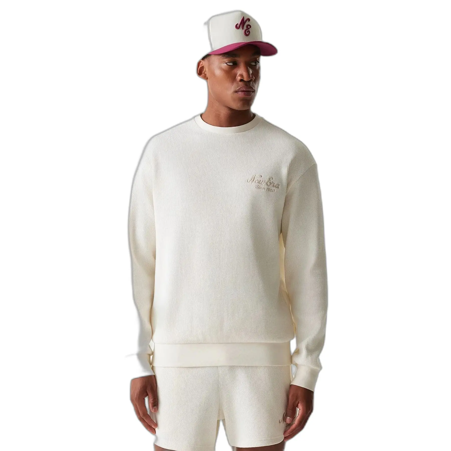 0198582594656 - Oversize-Sweatshirt New Era Waffle