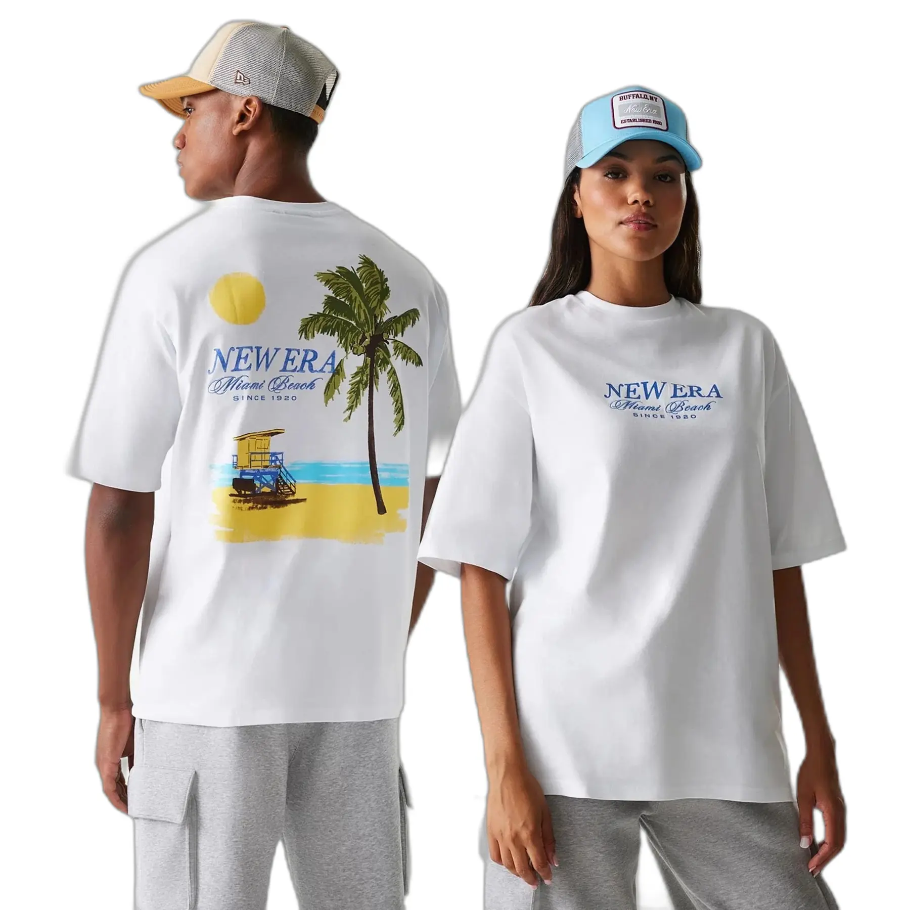 0198582594779 - Oversized T-Shirt New Era Vacation Graphic