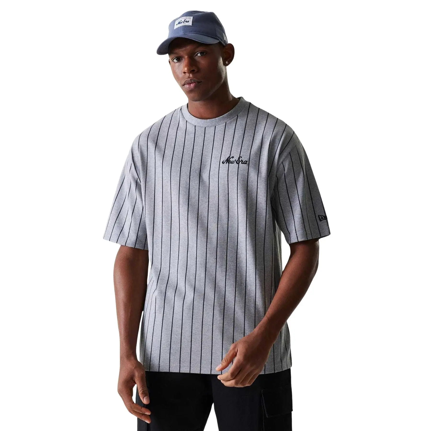 0198759380778 - T-Shirt New Era Pinstripe