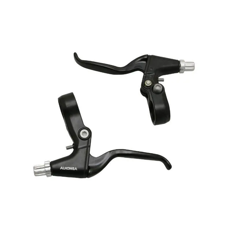 Coppia di leve freno per mountain bike a 3 dita in alluminio Newton V-Brake