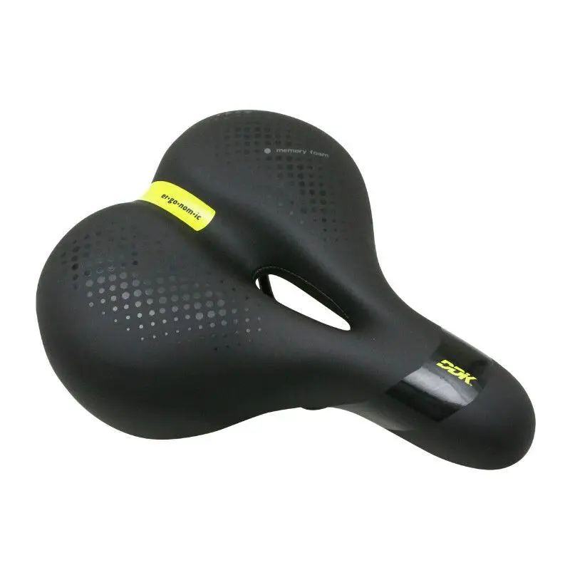 Image of Sattel city ergonomic elastomer schwarz mit Formgedächtnis und zentralem Loch Frau Newton