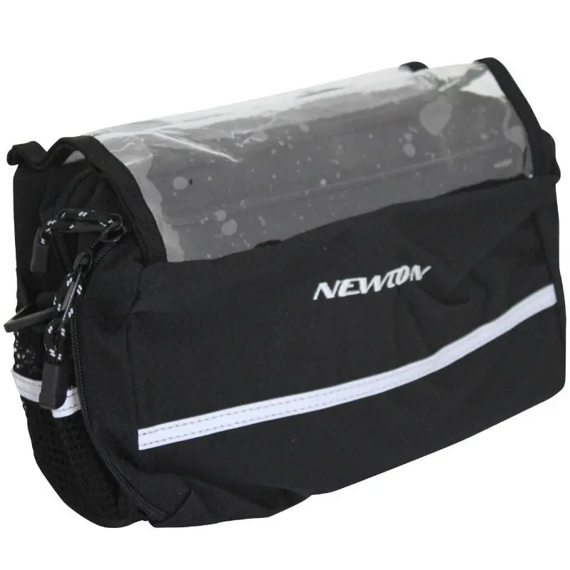 Velo Store - UK Bike handlebar bag with clip fastening 25.8-31.8 with card reader and reflective tape Newton N1 24,5 x 17 x 14 cm | Extra 10% off with Subscription, Postage £16.79 to UK Fedex.