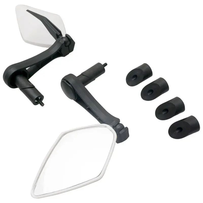 Image of Rechtes und linkes Paar Fahrradspiegel zur Befestigung am Lenker für E-Bikes und Roller Newton losan