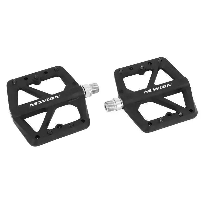 Image of MTB-Pedale Downhill - bmx Gewinde 9-16 mit interladbaren Noppen Faserachse Alu Newton