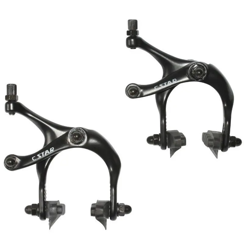 Ein Paar Bremssättel aus eloxiertem Aluminium für Laufräder Newton 700