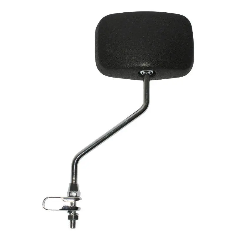 Fahrradspiegel links oder rechts Rechteck Schellenbefestigung verstellbarer Stab Newton