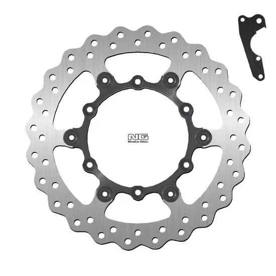 Schwimmendes Motorrad-Bremsscheiben-Kit und Halterung NG Brake Disc Wave 1153XK01