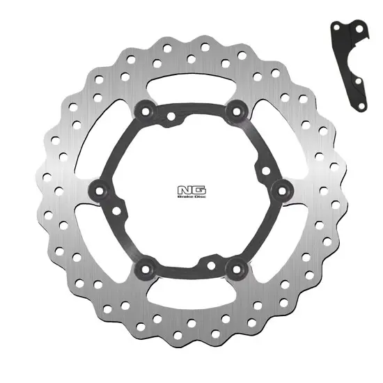 Schwimmendes Motorrad-Bremsscheiben-Kit und Halterung NG Brake Disc Wave 1160XK01