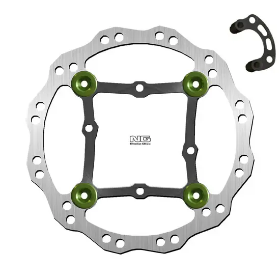 Schwimmendes Motorrad-Bremsscheiben-Kit und Halterung NG Brake Disc Wave 1378XK21