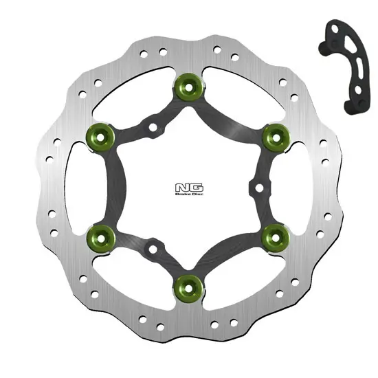 Schwimmendes Motorrad-Bremsscheiben-Kit und Halterung NG Brake Disc Wave 1379XK22