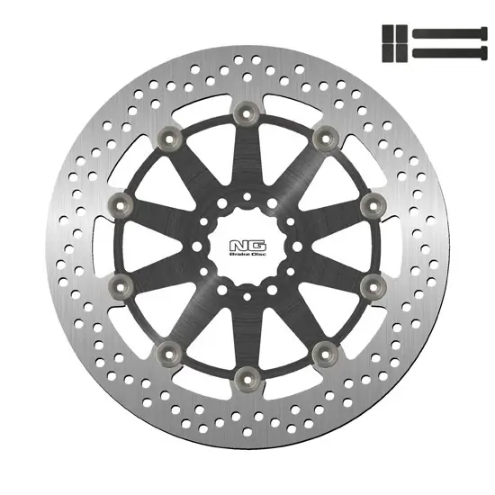 Scheibenbremsensatz für Motorräder mit Schrauben NG Brake Disc 1596GK32