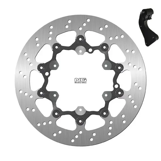 Schwimmendes Motorrad-Bremsscheiben-Kit und Halterung NG Brake Disc 1640K11