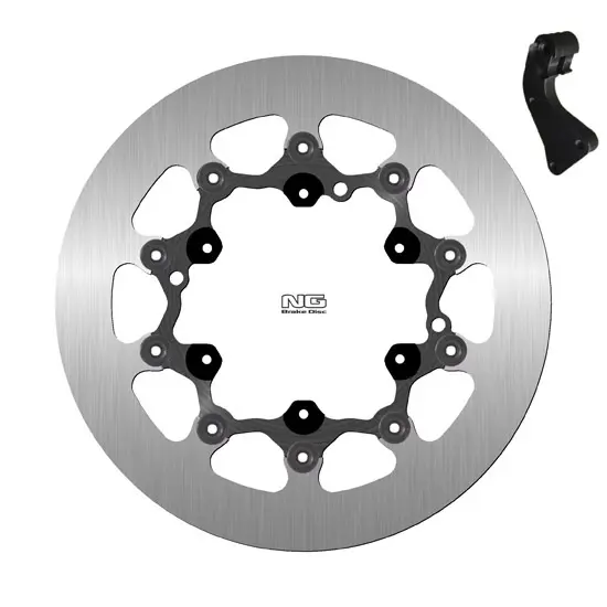 Bremsscheibensatz für Motorrad mit Vollschwimmend und Halterung NG Brake Disc 1640SPK11