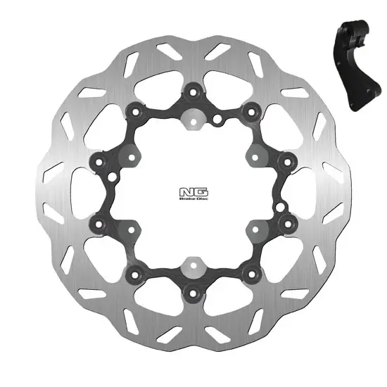 Schwimmendes Motorrad-Bremsscheiben-Kit und Halterung NG Brake Disc Wave 1640XK11
