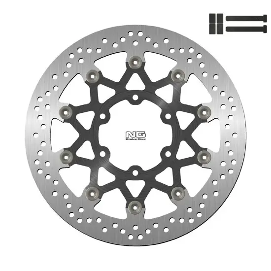 Scheibenbremsensatz für Motorräder mit Schrauben NG Brake Disc 1642GK32