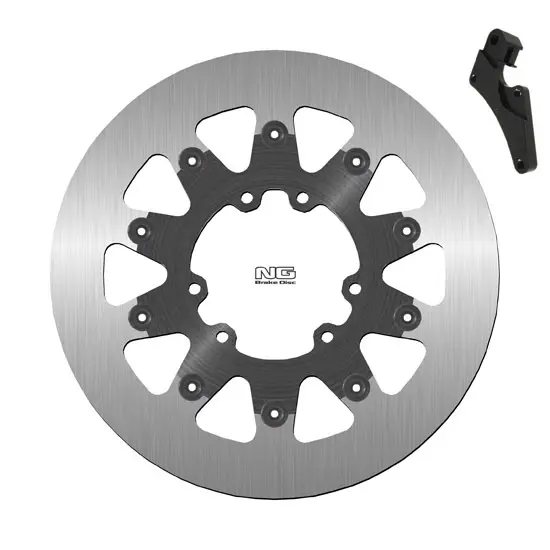 Bremsscheibensatz für Motorrad mit Vollschwimmend und Halterung NG Brake Disc 724SPK15