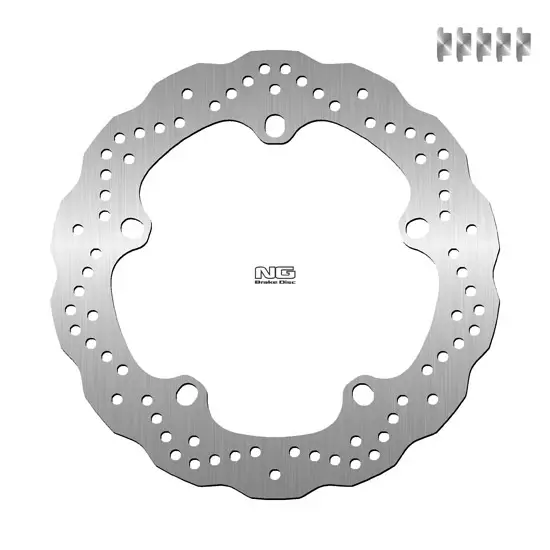 Feste Motorradbremsscheibe NG Brake Disc Wave DIS1044X
