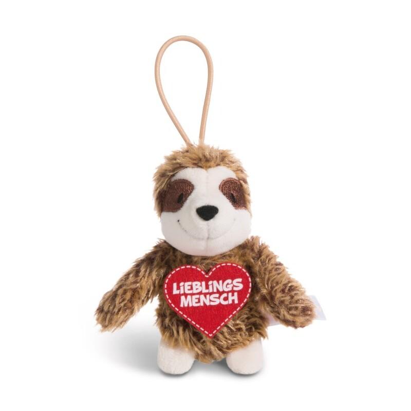4012390448559 - Faultier-Plüsch mit Schlaufe Lieblingsmensch