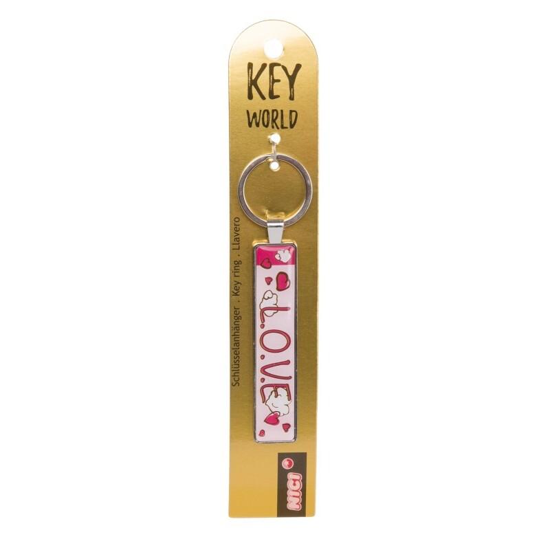 4012390462760 - Schlüsselanhänger aus Metall LOVE
