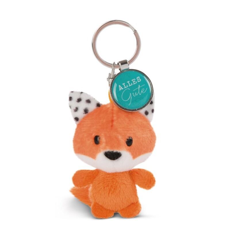 4012390475326 - Nici Messenger Katze Schlüsselanhänger mit Anhänger Alles Gute Schlüssel Anhänger Glücksbringer 7 cm 47532