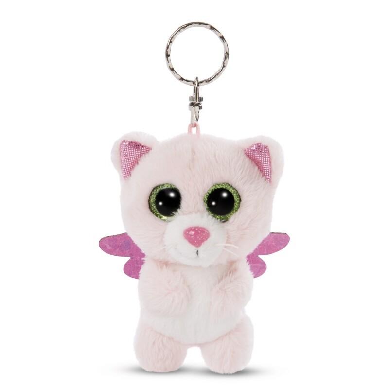 4012390478334 - Nici Glubschis - GLUBSCHIS Schlüsselanhänger SCHUTZENGEL KATZE Glowy Malli