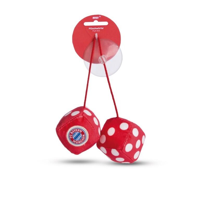 4012390490817 - Plüschwürfel mit Saugnapf Fc Bayern München