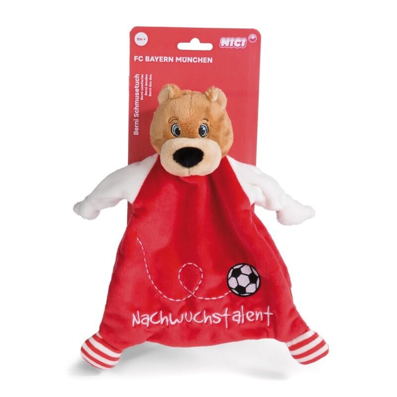 4012390490848 - Schmusetuch Bär FC Bayern Berni