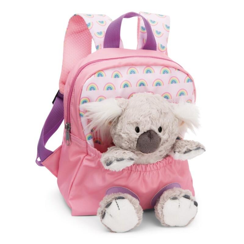 4012390498417 - NICI Kindergartenrucksack NICI Travel Friends Koala Kunstfaser grau pink