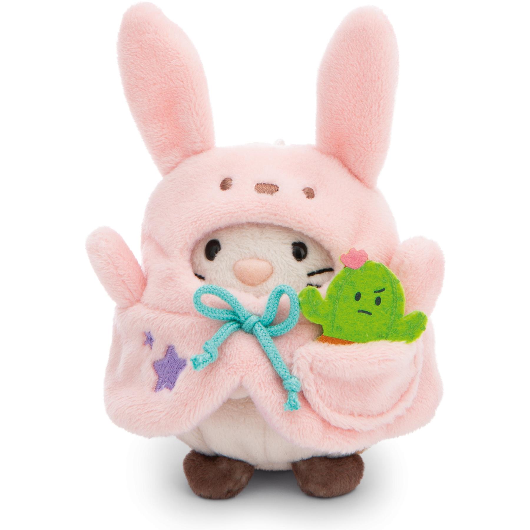 4012390611410 - Kuscheltier-Set Katze mit Kaktus und Hasenkostüm Angy