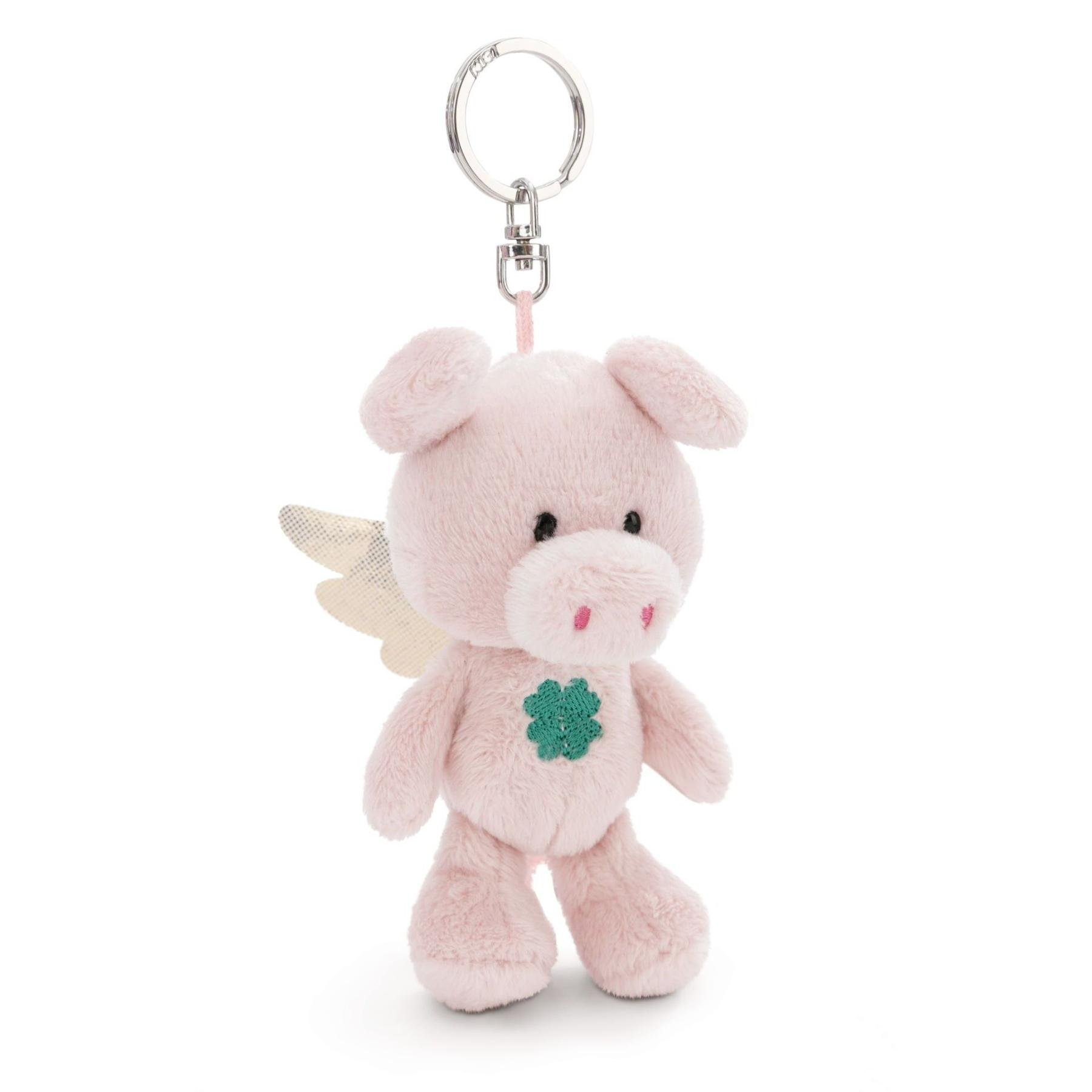 4012390611892 - Hüftschlüsselanhänger Engel Wächter Schwein mit Kleeblatt Nici
