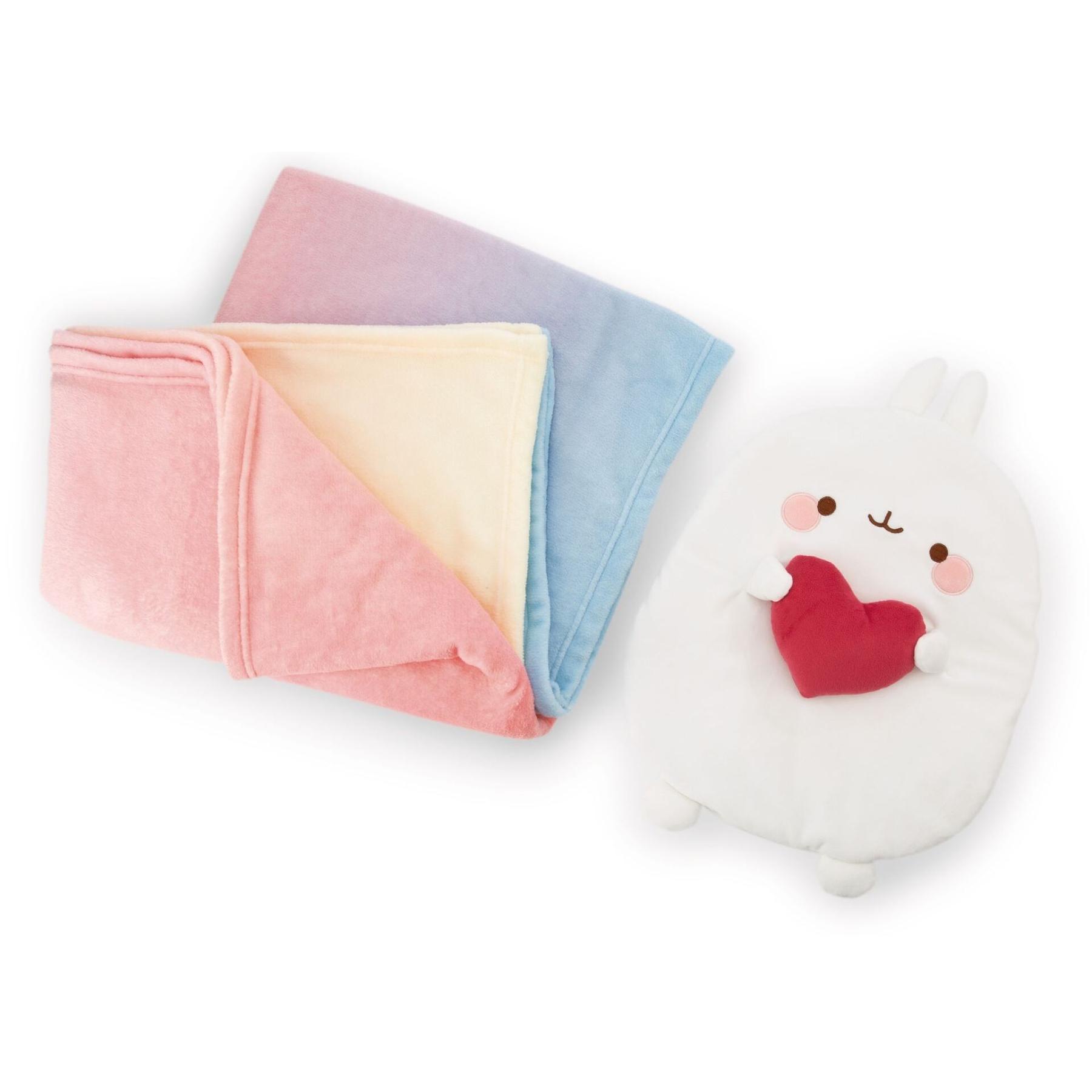4012390616804 - Fleece-Decke mit Plüsch 2in1 Molang