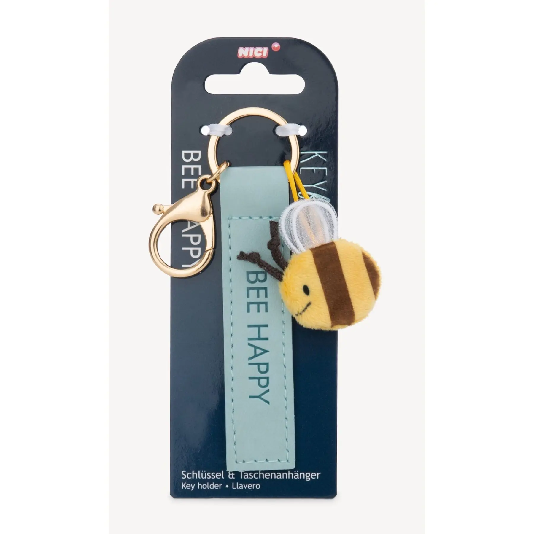4012390620009 - PU-Band Schlüsselanhänger Bee happy