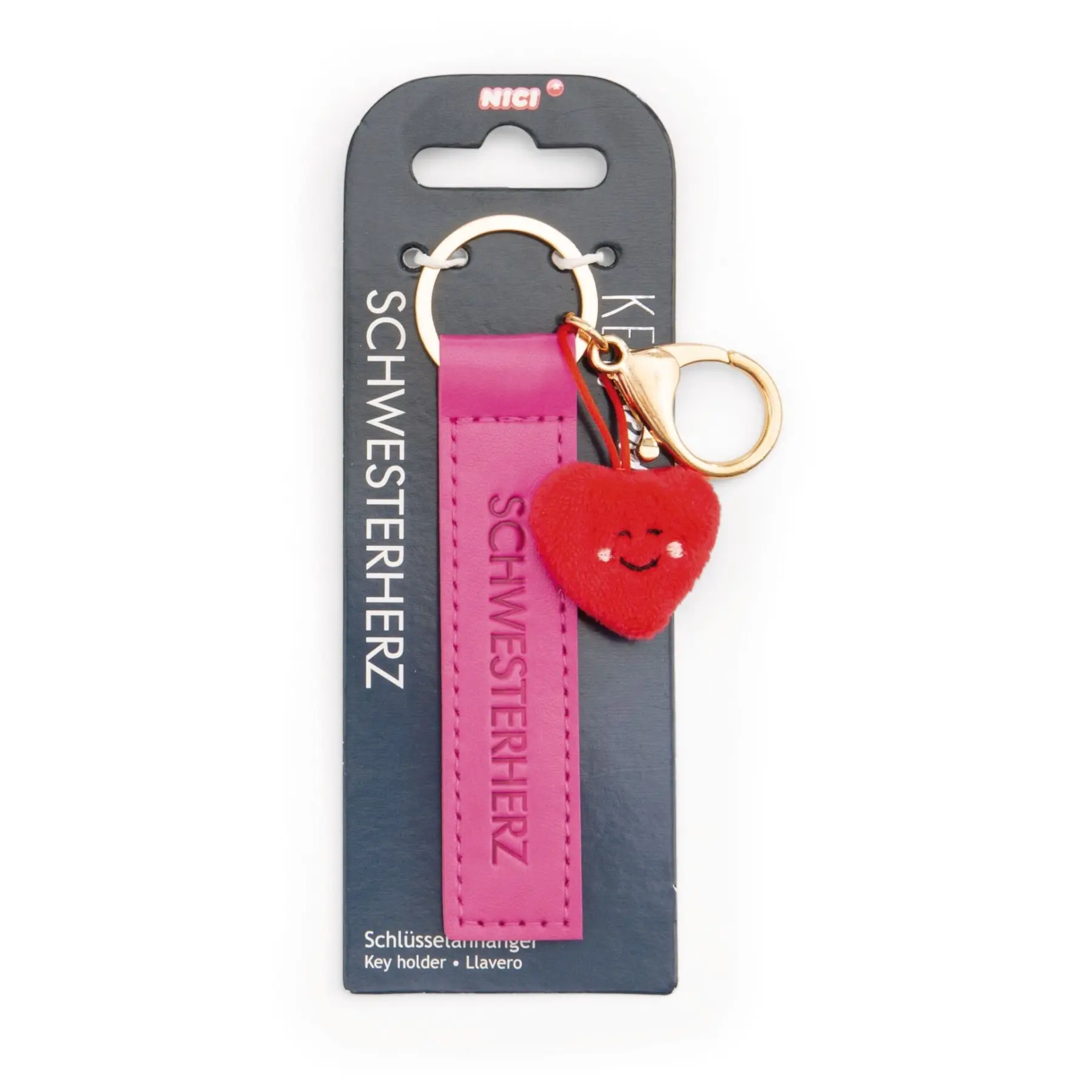 4012390620115 - PU-Band Schlüsselanhänger Schwesterherz