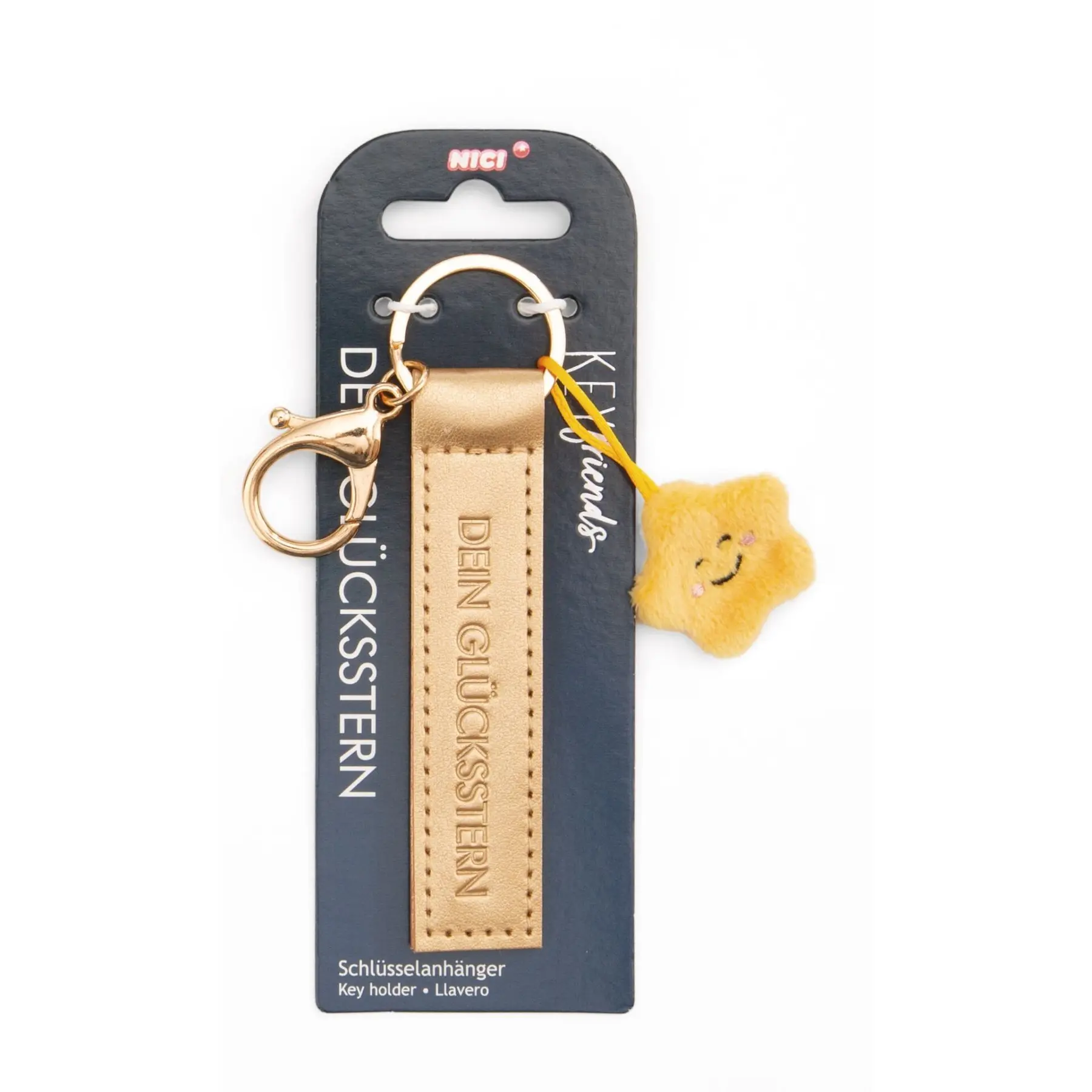 4012390620290 - PU-Band Schlüsselanhänger Dein Glücksstern