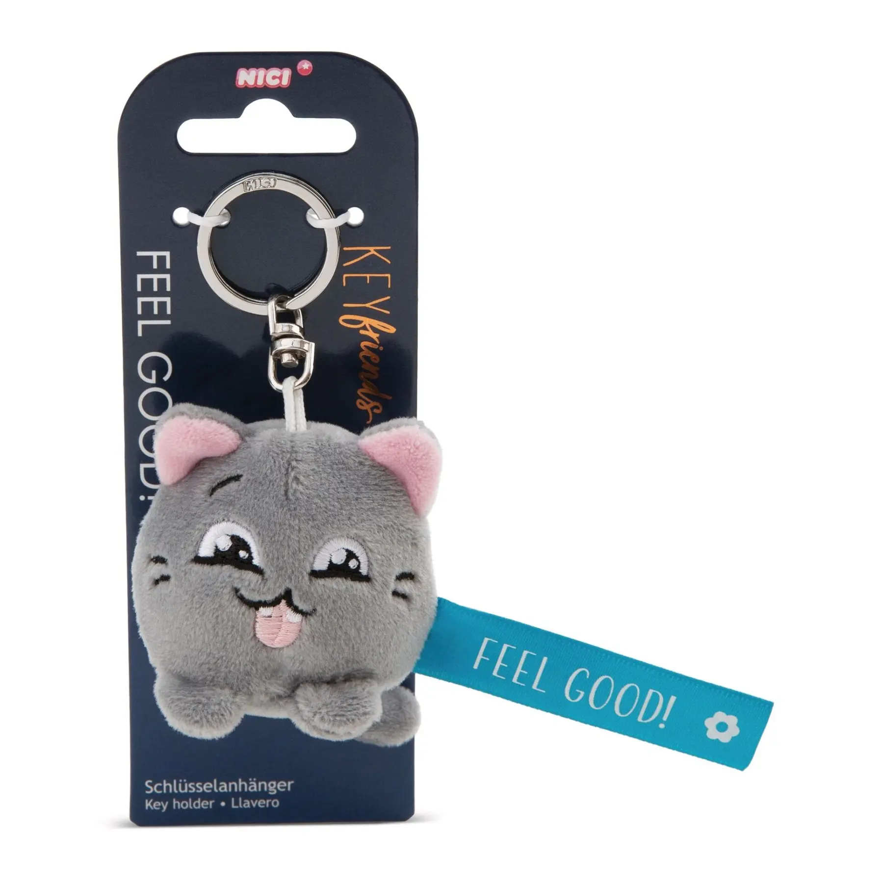 4012390620573 - Katze Schlüsselanhänger Feel Good!
