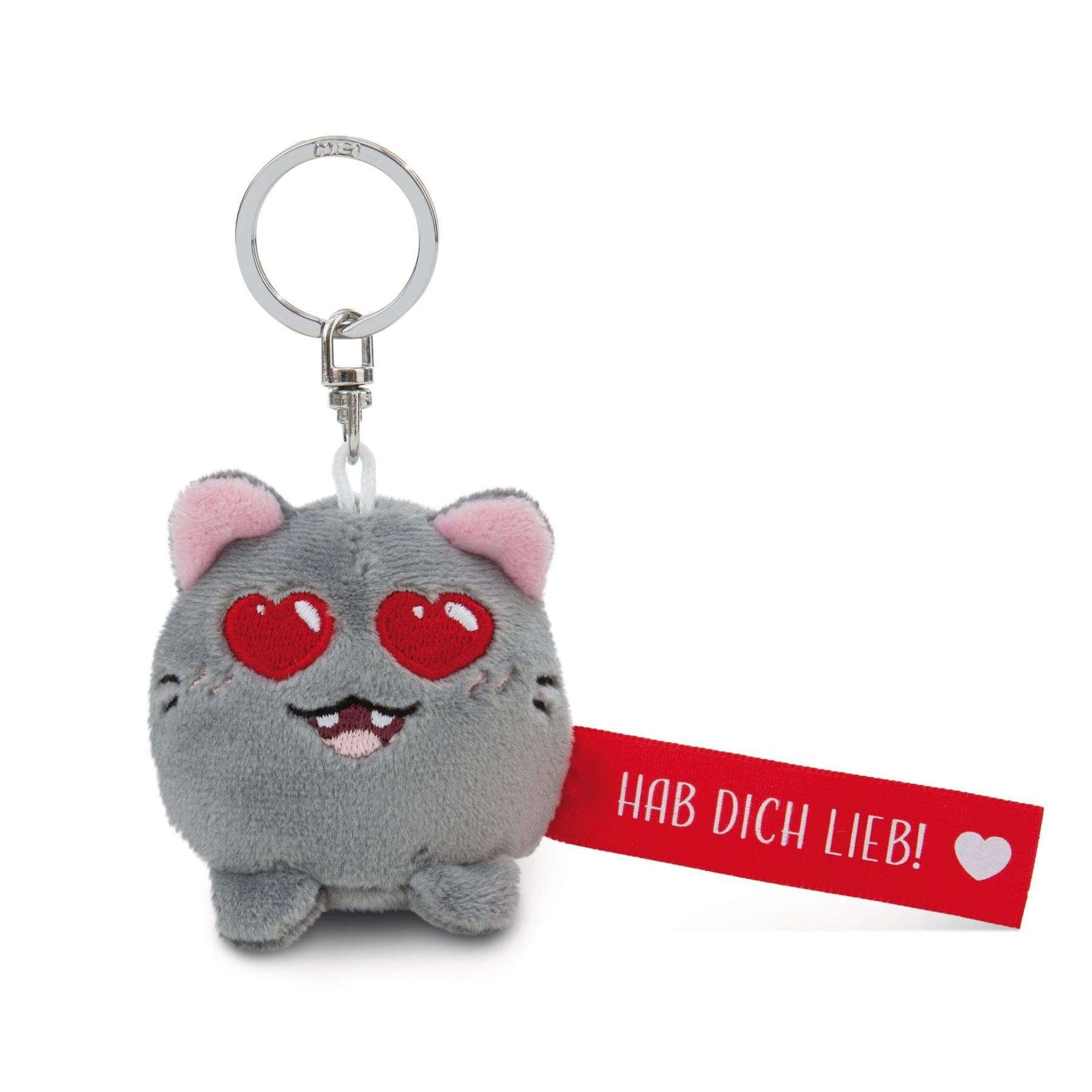 4012390620610 - Katze Schlüsselanhänger Hab dich lieb