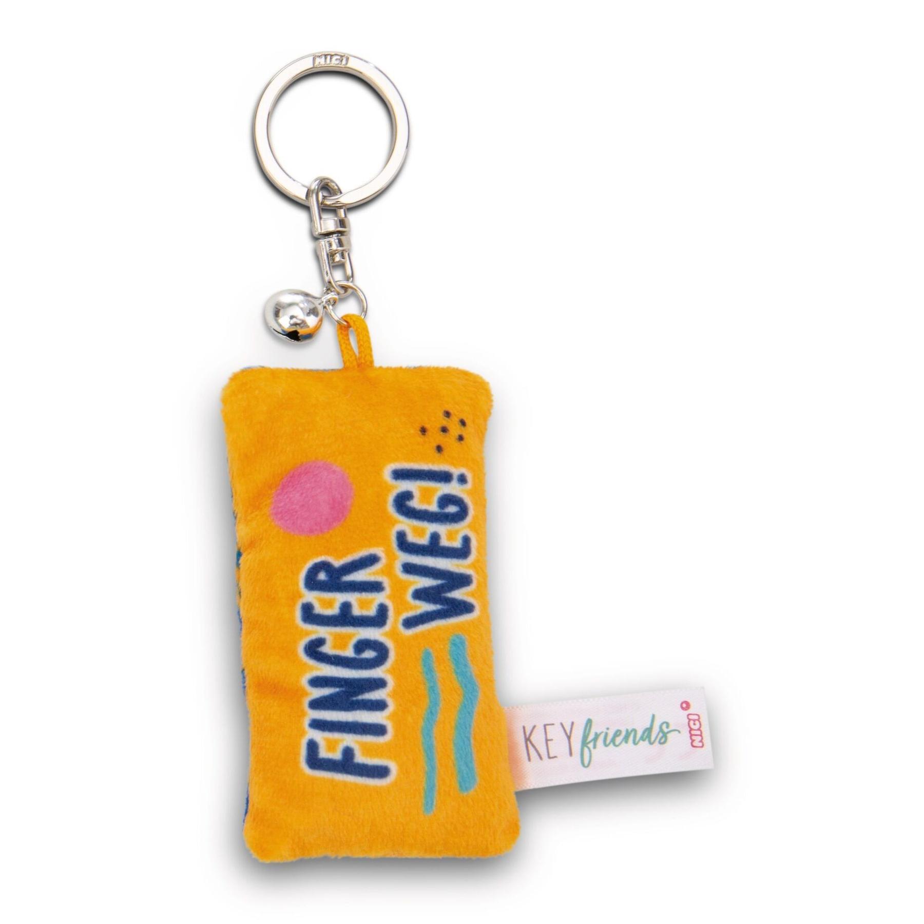 4012390621020 - Mini-Plüsch-Schlüsselanhänger Finger weg!
