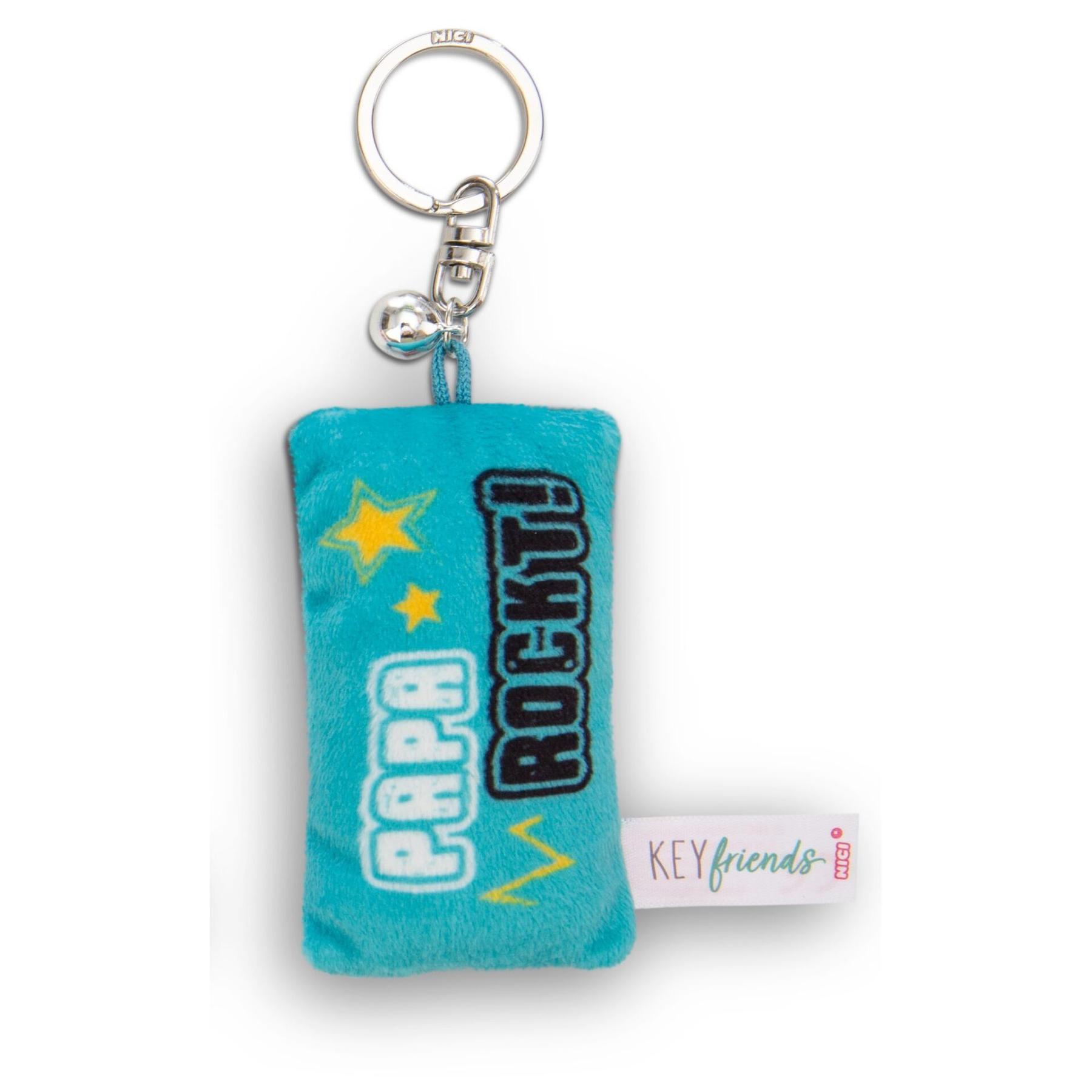 4012390621099 - Mini Kissen Schlüsselanhänger Papa rockt!