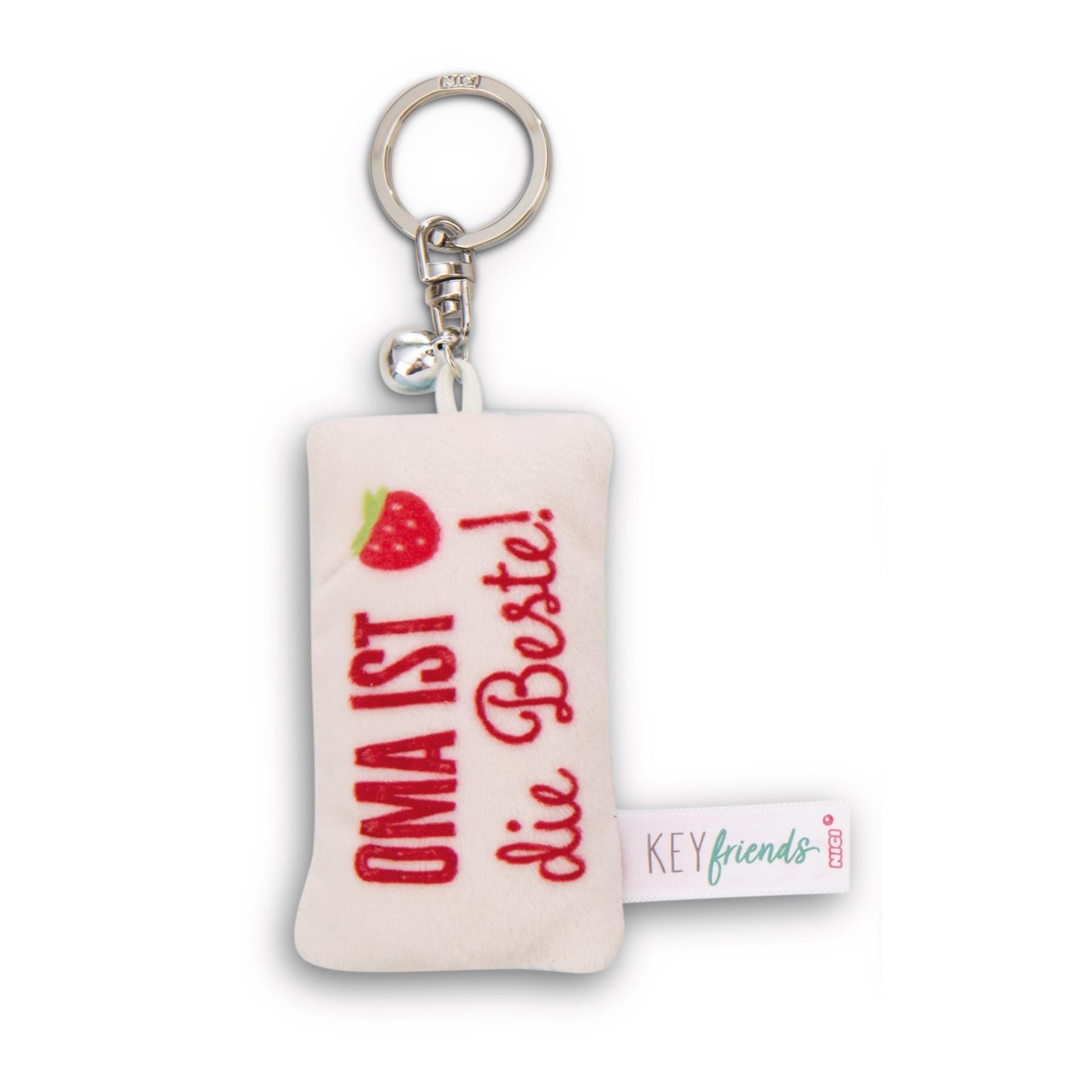 4012390621105 - Mini Kissen Schlüsselanhänger Oma ist die Beste!