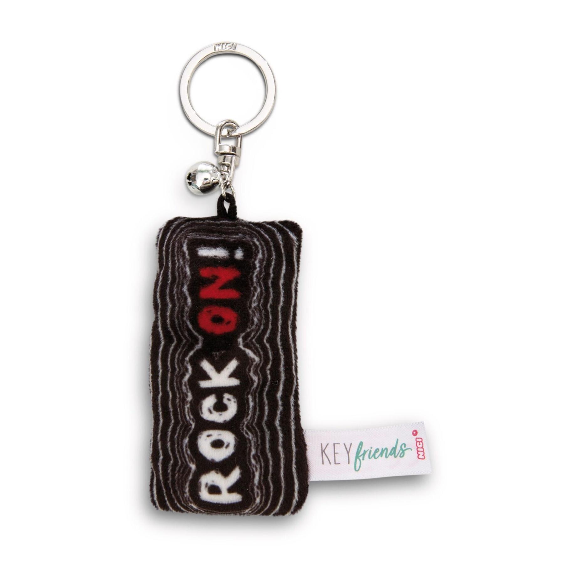 4012390621198 - Mini Kissen Schlüsselanhänger Rock on!