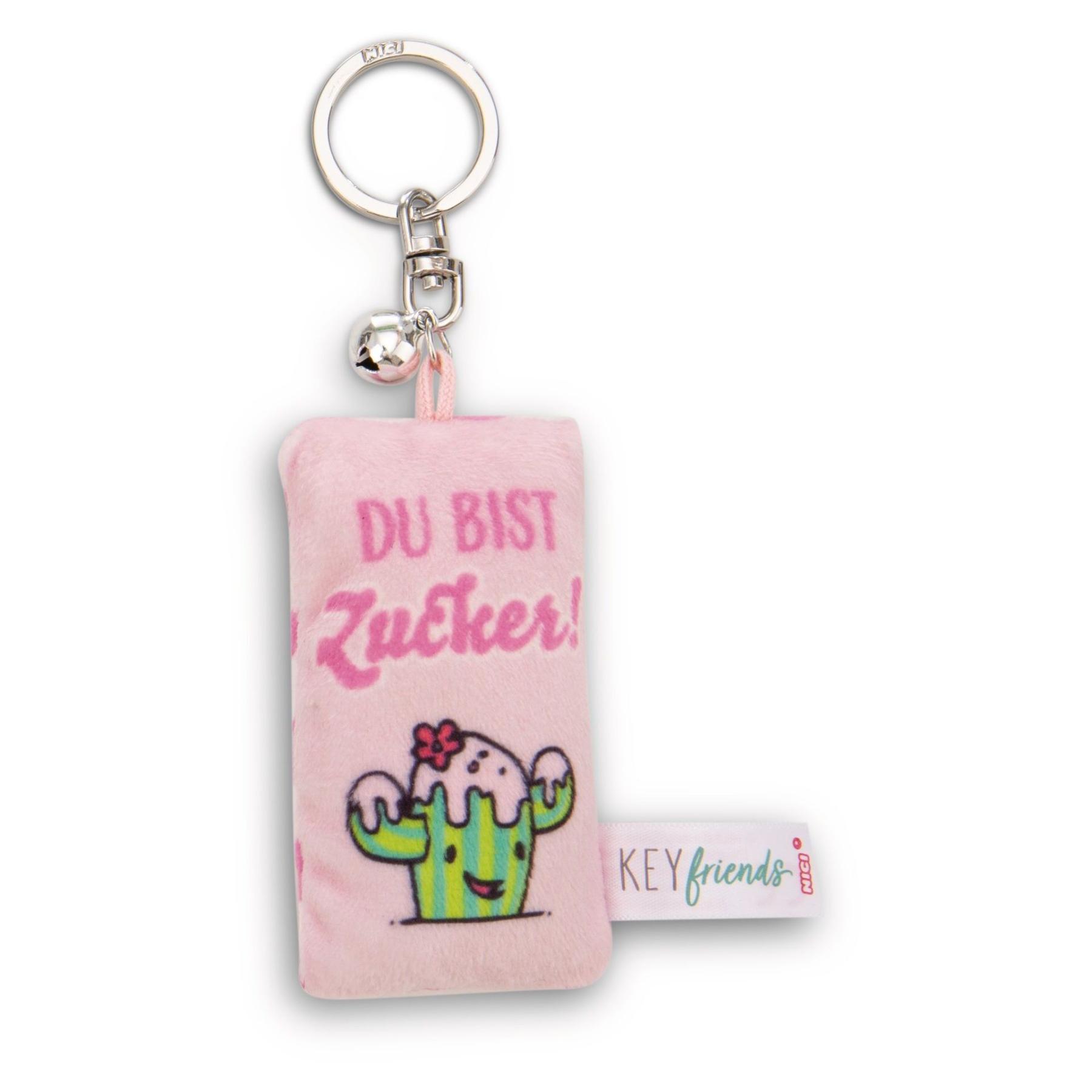 4012390621259 - Mini-Plüsch-Schlüsselanhänger Du bist Zucker!