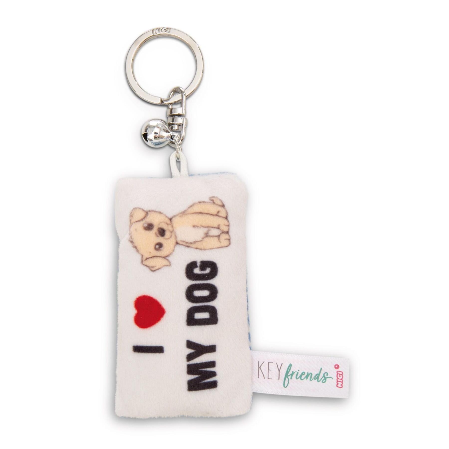 4012390621273 - Mini Kissen Schlüsselanhänger I Herz my dog
