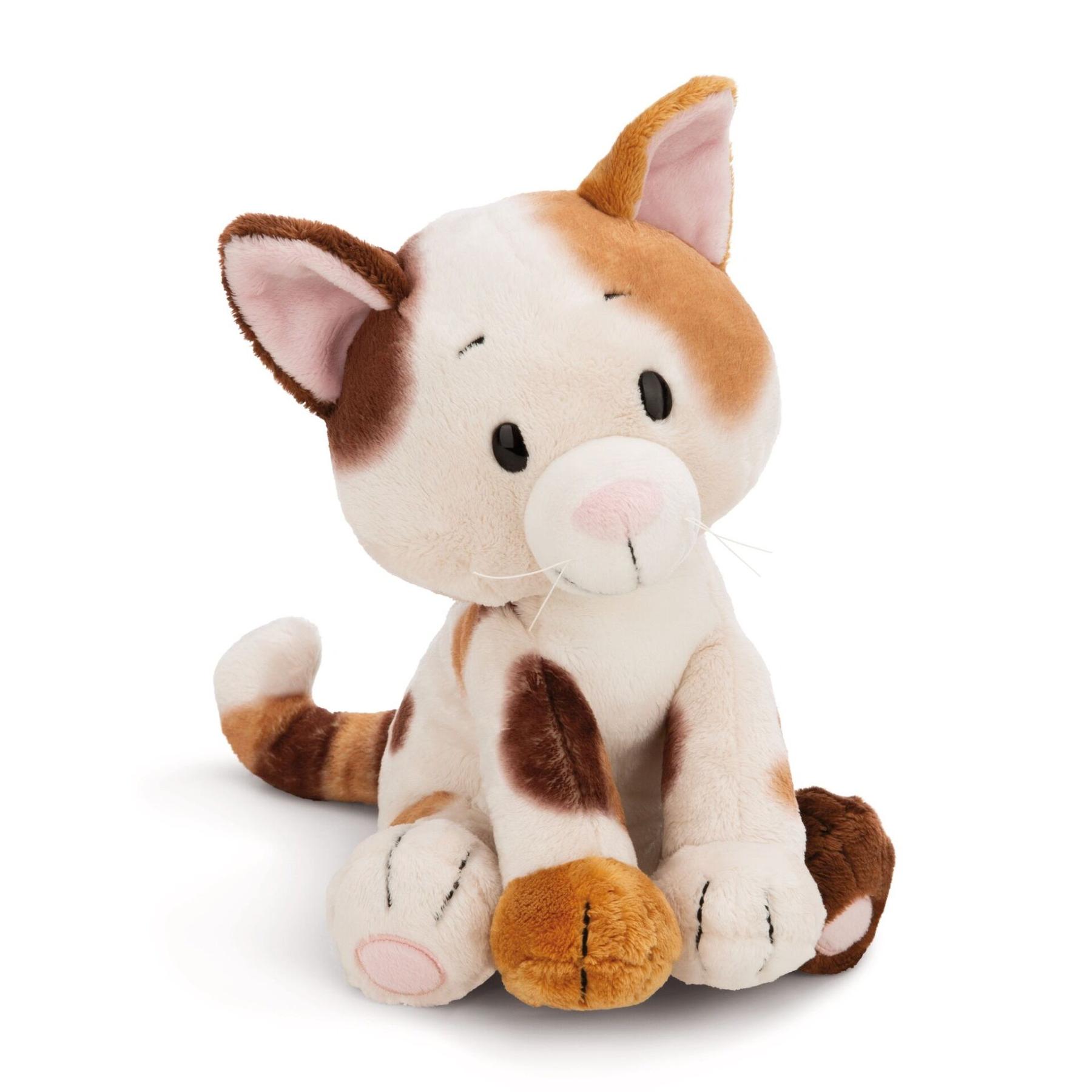 4012390621464 - Sitzende Katzenplüschfigur Calico