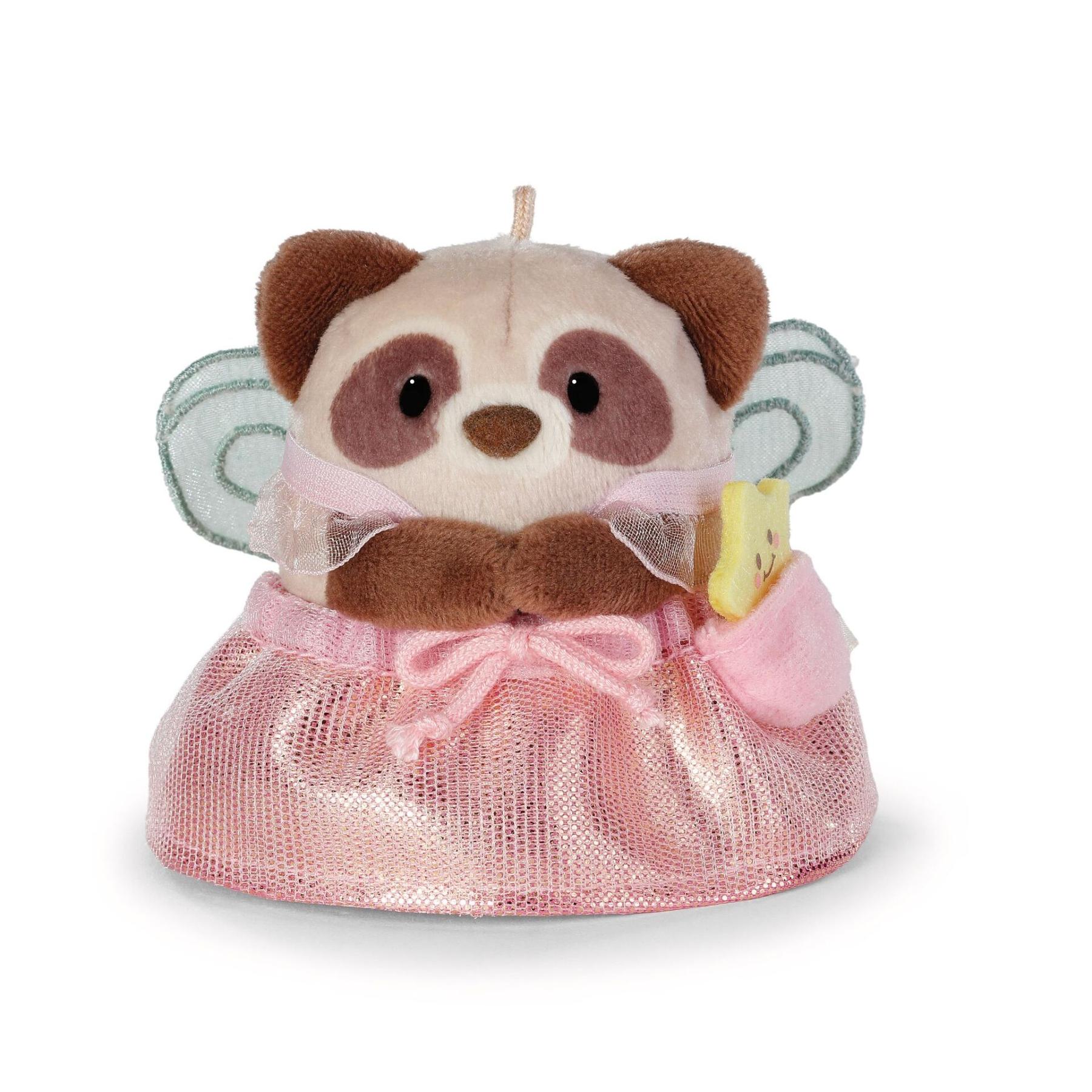 4012390625837 - Flauschiges Waschtier-Set Waschbär mit Feenkostüm Rakuma