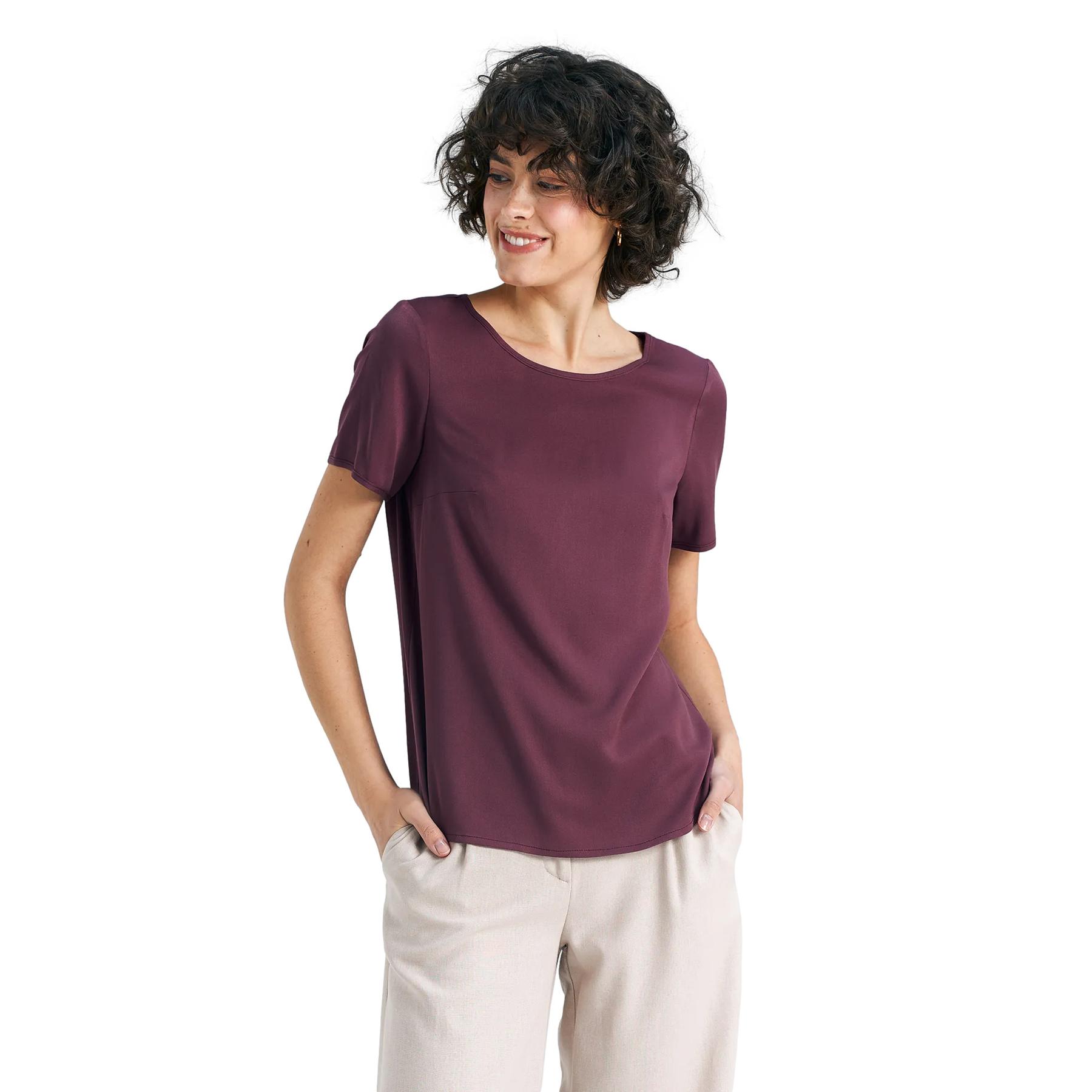 5908292742828 - Basis Kurzarmbluse für Damen Nife